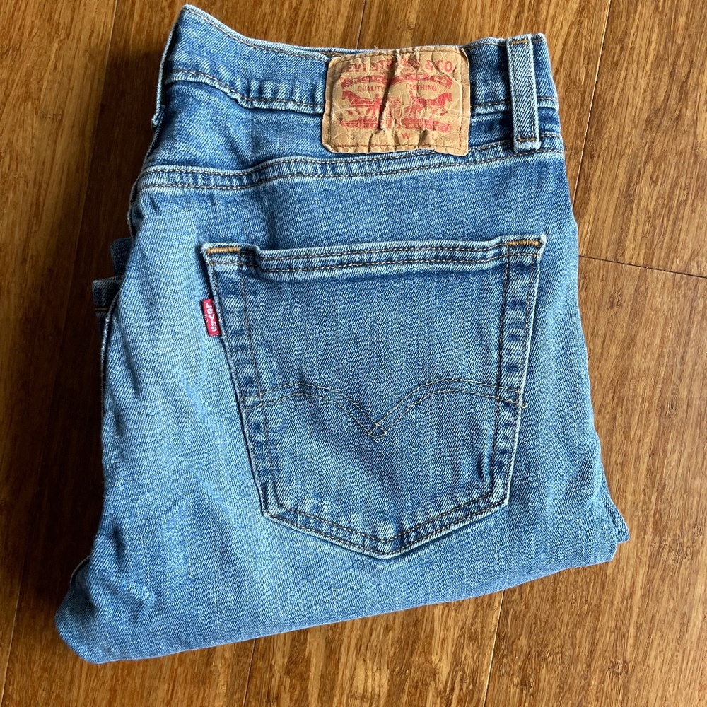 Men's Levi's 505 Denim Jeans, Broken-in, Size 34x30